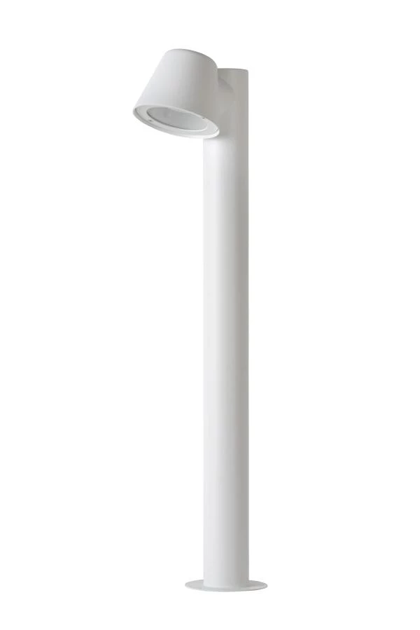 Lucide DINGO-LED - Lámpara baliza - LED Regul. - GU10 - 1x5W 3000K - IP44 - Blanco - apagado